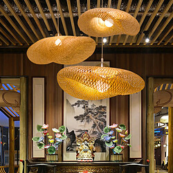 Luminaires suspendus Lustre en rotin Teahouse pas cher