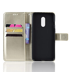 Acheter Wewoo Housse Coque en cuir à rabat horizontal Texture rétro Crazy Horse pour OnePlus 7avec porte-carte et fentes cartes et cadre photo Or