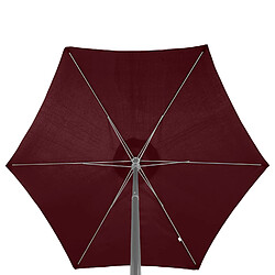 Avis Hesperide Parasol droit rond Anzio - Diam. 230 cm - Bordeaux