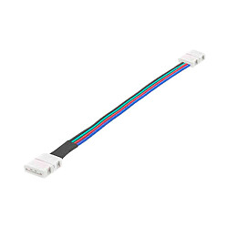 Ledkia Câble Double Connecteur Rapide Ruban LED 12/24V DC RGB 10mm