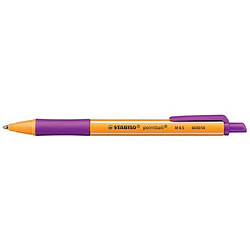 STABILO Stylo à bille rétractable pointball, lilas - Lot de 9