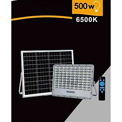 Tradex SOLAIRE LED 500W LUMIÈRE FROIDE TÉLÉCOMMANDE INDICATEUR DE CHARGE TK08-500W pas cher