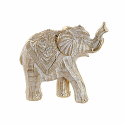 Figurine Décorative DKD Home Decor Eléphant Résine (17 x 7.5 x 15 cm)