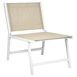 Acheter Beliani Chaise de jardin MARCEDDI Beige