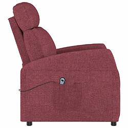 Acheter vidaXL Fauteuil Rouge bordeaux Tissu