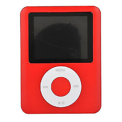 Universal MINI MUSIQUE MUSIQUE MP3 PORTABLE DE HAUTE QUALITÉ (ROUGE)