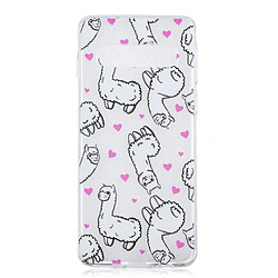 Wewoo Coque Fashion Etui de protection en TPU peint pour Galaxy S10 Plus motif Alpaca