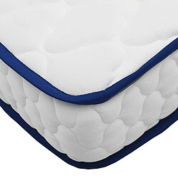 Acheter vidaXL Matelas en mousse à mémoire de forme blanc 80x200x17 cm