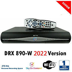 Récepteur Boitier SKY+HD BOX WIFI - DRX 890W - Nouveau Disque Dur 500GB (250Hrs) - Garantie 1 an, plus de 70 chaînes HD