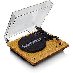 Lenco Platine Vinyle tourne disque 33,45 tr/min avec Haut-parleurs intégrés marron