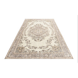 Avis Vidal Tapis de laine 267x155 beige Ultra Vintage