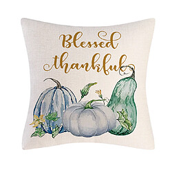 P81 4pcs 45 * 45cm Thanksgiving Harvest Harvest Modèle de légumes Linge Hug taie d'oreiller de vacances à la maison Taie d'oreiller Sofa Coussin de coussin pas cher