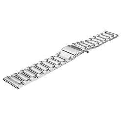 Bracelet en métal argent pour votre TicWatch Pro Smart Watch 22mm