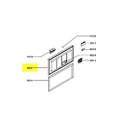 COUVERCLE DE CONGELATEUR COFFRE POUR CONGELATEUR WHIRLPOOL - 481010447335