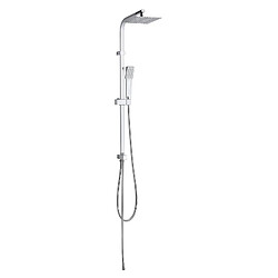 K20 Colonne de Douche sans Robinet K2O Chillout Ocean 101,5 cm Design Carré en Acier Inoxydable avec Pommeau et Douchette à Main