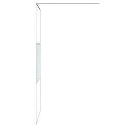 Acheter Maison Chic Paroi de douche | Écran de douche | Cloison de douche Blanc 90x195 cm Verre ESG transparent -GKD56088