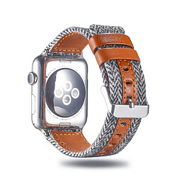 Acheter Wewoo Apple Watch - Bracelet Cuir Pleine Fleur 38/40 mm