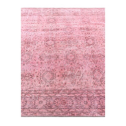 Vidal Tapis de laine 302x208 Violet Ultra Vintage pas cher