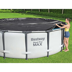 Bâche de protection 4 saisons pour piscine tubulaire Steel Pro ronde Ø 3,05 m - Bestway pas cher