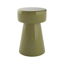 Rendez Vous Deco Table d'appoint Athéna en métal vert D30 cm