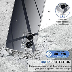 Coque Silicone Transparente + 2 Vitres Protection Ecran Pour Oppo A77 5G / A57 5G Little Boutik®