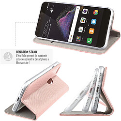 Acheter JAYM - Etui Folio Rose Gold pour Apple iPhone 13 Mini ? Fermeture Magnetique ? Fonction cinéma Stand ? Rangement cartes inclus