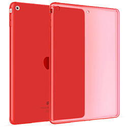 OKULI Transparent Étui Silicone Coque Housse Case Cover pour Apple iPad Air 1 en Rouge