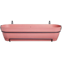 ELHO Planteur Rectangle VIBIA - Plastique - Réservoir - Ø70 - Rose Poussiere