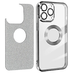 Avizar Coque iPhone 12 Pro Paillette Argent