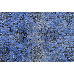 Acheter Vidal Tapis de laine 269x173 Bleu Ultra Vintage