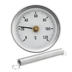 Avis Thermomètre de tuyau à clipser 5 pièces 63mm avec thermomètre