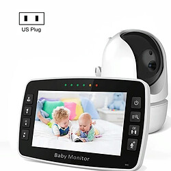 Babyphone Camera Vision Nocturne Écran 4.3 Pouces Audio Bidirectionnel 16H Autonomie EU Plug YONIS