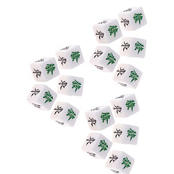 Dés de Mahjong durable pour Jeu de Mahjong