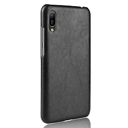 Avis Wewoo Coque Étui de protection PC + PU antichoc Litchi Texture pour Huawei Y6 Pro 2019 Noir