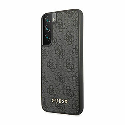 Guess Maroquinerie Guess 4G Metal Logo - Coque pour Samsung Galaxy S23 (Gris)