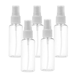 Acheter 10pcs En Plastique De Parfum De Brume Fine Composent La Bouteille De Pulvérisateur Vide Claire 50 Ml