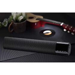 Avis Universal TV Soundbar Bluetooth haut-parleur portable Subwoofer sans fil Stereo colonne Lecteur de musique Accueil Théâtre Aux 3.5mm câblé et sans fil | Soundbar (noir)