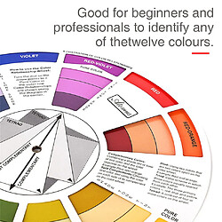 Roue de couleur Color Wheel Palette de mélange pas cher