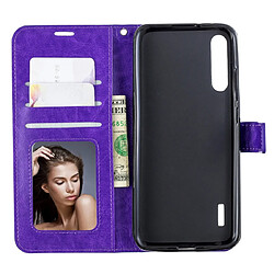 Acheter Wewoo Housse Coque Crazy Horse Texture Horizontal Étui en cuir avec support et fentes pour cartes et portefeuille et cadre photo Xiaomi Mi A3 violet