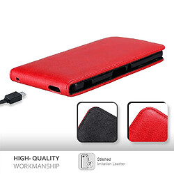 Cadorabo Coque Sony Xperia M4 AQUA Etui en Rouge pas cher