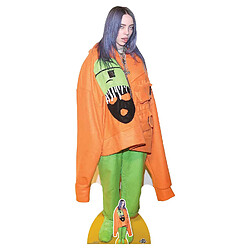 Star Cutouts Figurine en carton Billie Eilish fait une grimace, tire la langue - Haut 163 cm