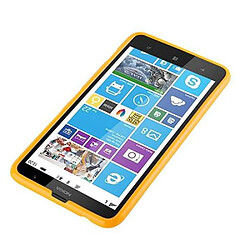 Cadorabo Coque Nokia Lumia 1320 Etui en Jaune