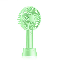 (Vert) Mini Ventilateur Portatif Réglable à 3 Vitesses Rechargeable Portable