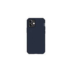 BIGBEN Coque renforcée Feronia Bio Terra pour iPhone 12 Mini - Bleue