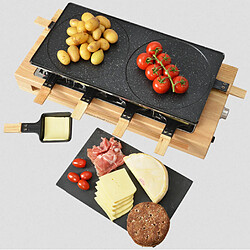 Avis Appareil à raclette 8 personnes 1500w + gril - kcwood8maxi - KITCHEN CHEF