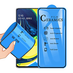 Wewoo Film de verre trempé de céramique à pleine couverture de colle 2.5D pour Galaxy A80 / A90