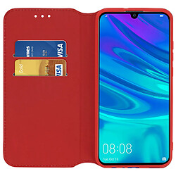 Avizar Housse Huawei P Smart 2019 / Honor 10 Lite Étui Porte-carte Fonction Stand rouge