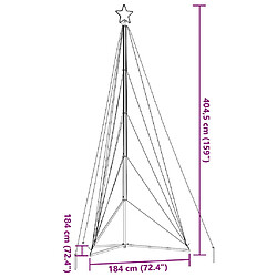 vidaXL Guirlande de sapin de Noël 615 LED blanc froid 400 cm pas cher