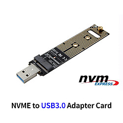 Prise en charge de la carte de convertisseur de carte adaptateur mobile M.2 NVME vers USB3.0 Interface M.2 PCIE (clé M) SSD NVME n100