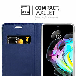 Cadorabo Coque Motorola EDGE 20 Etui en Bleu pas cher